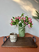 Cargar imagen en el visor de la galería, Bandeja Grande Madera y Piel Visón
