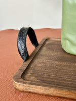 Cargar imagen en el visor de la galería, Bandeja Grande Madera y Piel Negra
