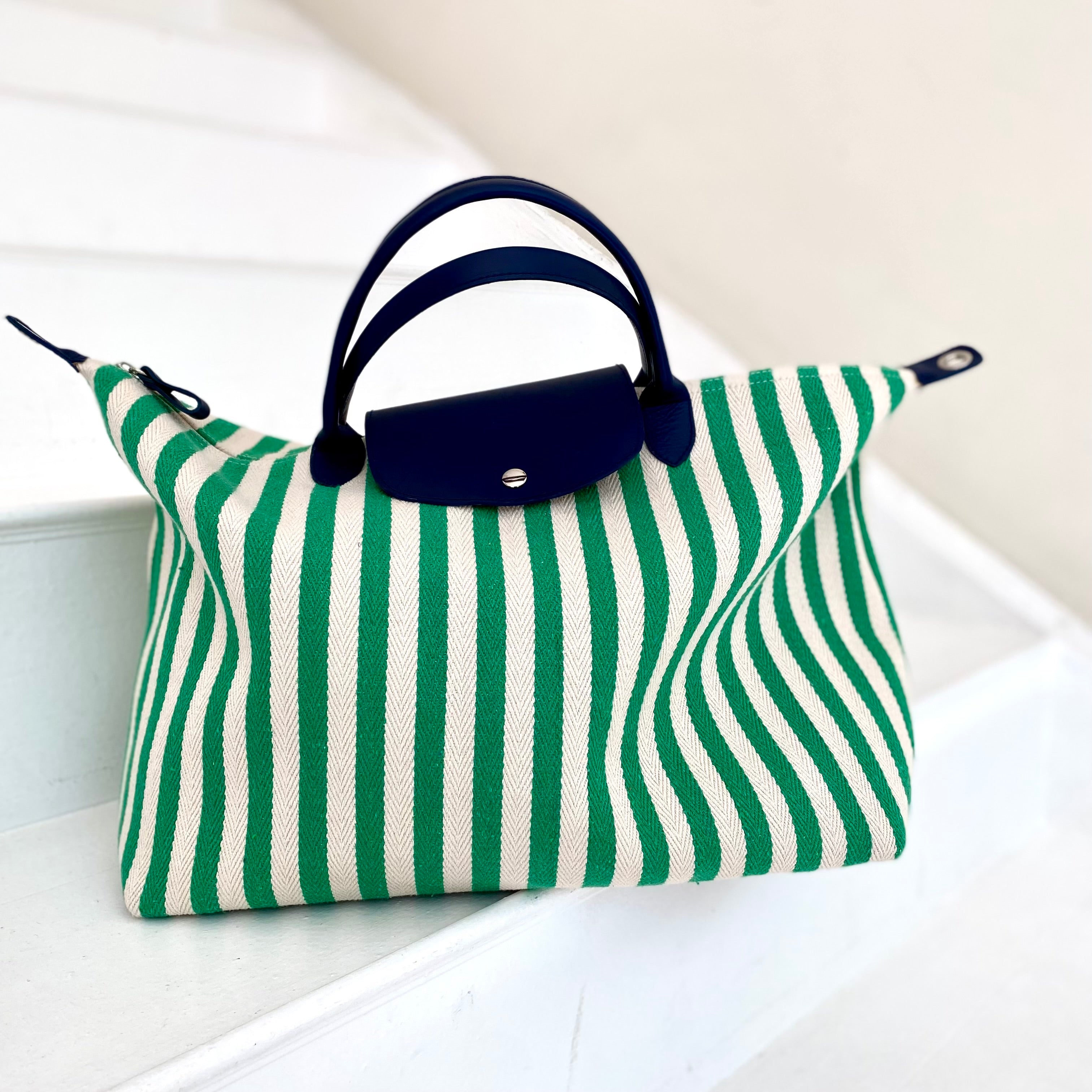 Bolsa Deportiva Rayas Verdes