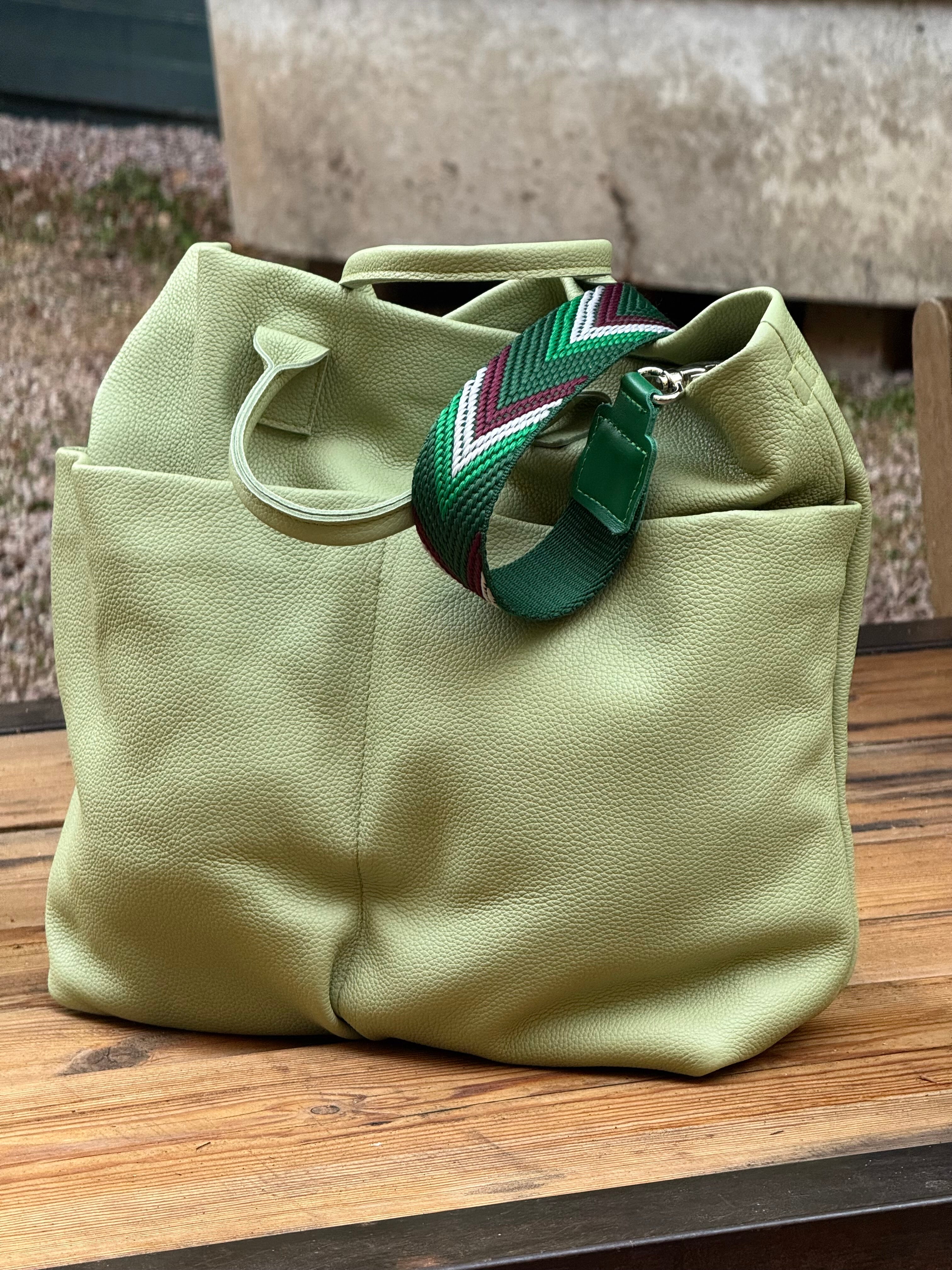 Bolso Copenhague Piel Verde
