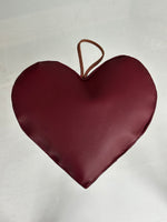 Cargar imagen en el visor de la galería, Corazón de Piel Burdeos
