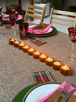 Cargar imagen en el visor de la galería, Portavelas Piel Potro con 10 velas
