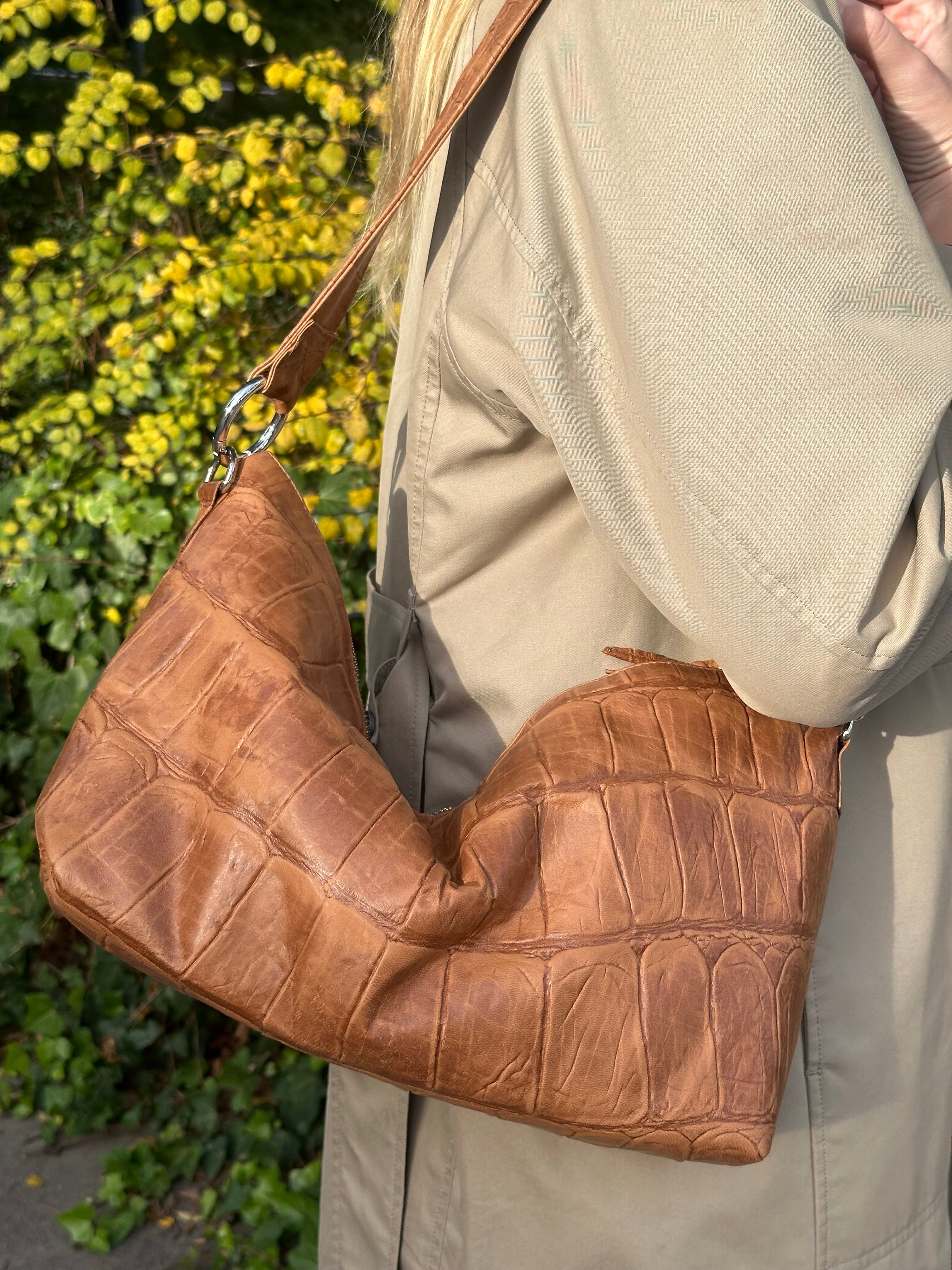 Bolso Florencia Piel Grabada Cuero