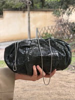 Cargar imagen en el visor de la galería, Cartera Plisada Mediana Piel Verde
