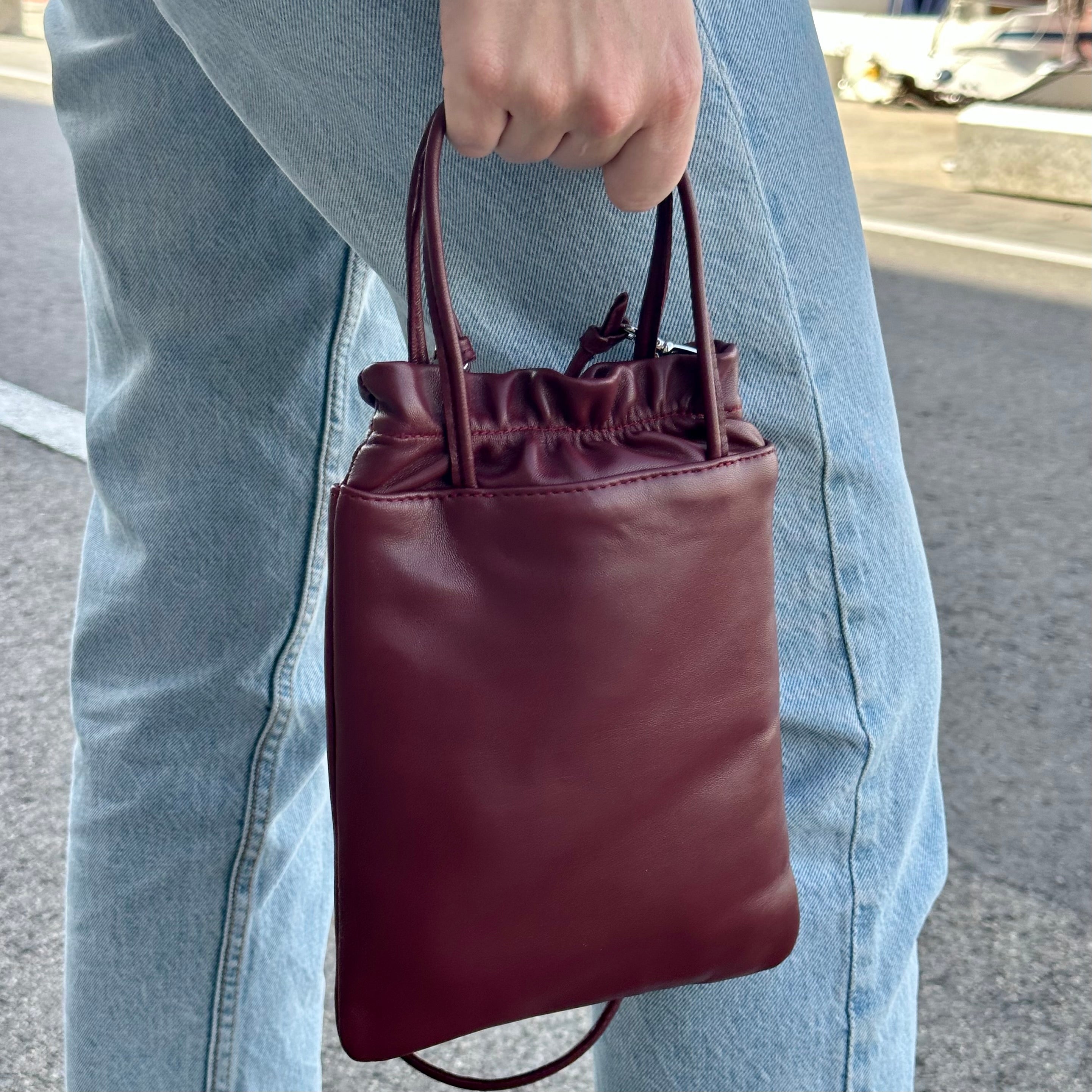 Piccolino Piel Burdeos