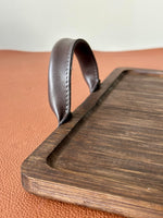 Cargar imagen en el visor de la galería, Bandeja Grande Madera y Piel Visón
