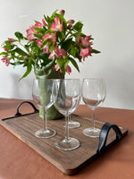 Cargar imagen en el visor de la galería, Bandeja Grande Madera y Piel Negra
