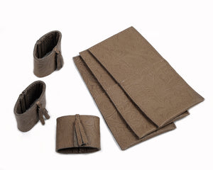Funda para cubiertos piel visón ( Pack de 4)