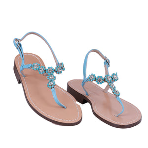 Sandalia Margaritas Azules