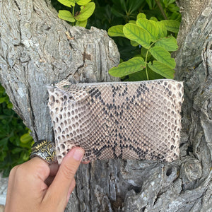 Monedero Pitón Beige
