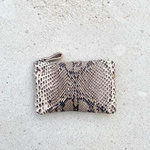 Monedero Pitón Beige