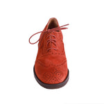 Cargar imagen en el visor de la galería, Oxford Cordones Serraje Caldera
