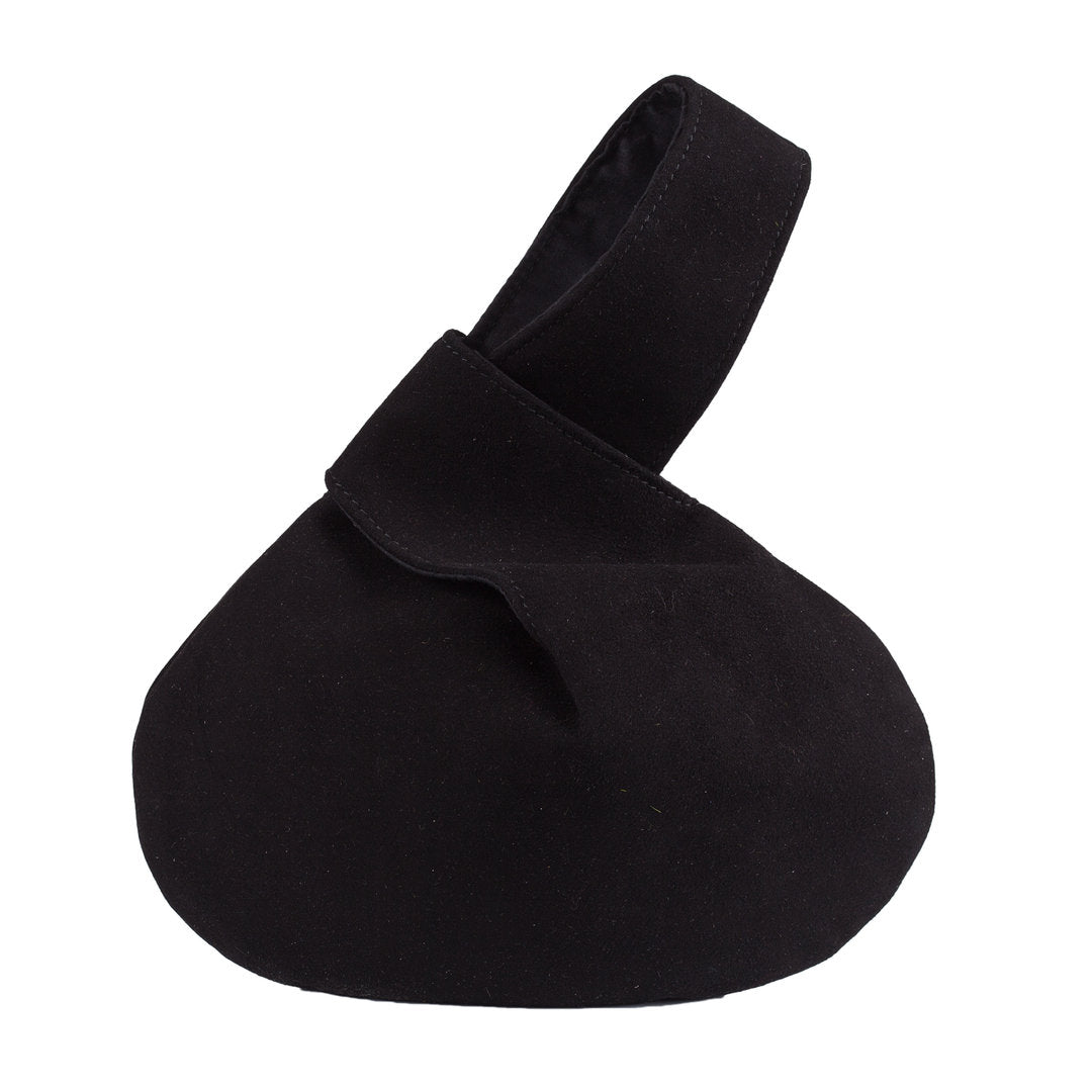 Bolso Mano Ante Negro